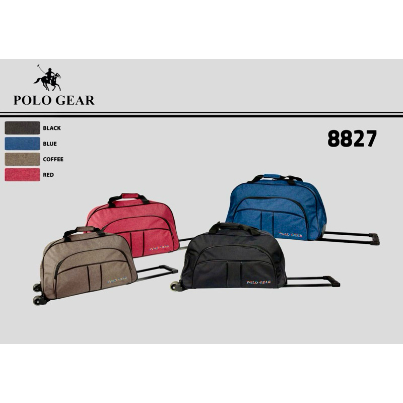 TAS PAKAIAN TROLLEY BAJU POLO GEAR 8826 BESAR | TAS TRAVEL TROLLEY CABIN POLO | TAS TRAVEL IMPORT OR