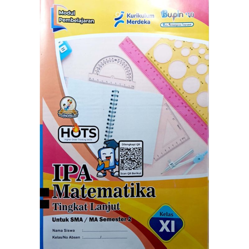 BUKU LKS BUPIN SMA MA IPA MATEMATIKA TINGKAT LANJUT KELAS 11 SEMESTER 2 GENAP 2024/2025  KURIKULUM M