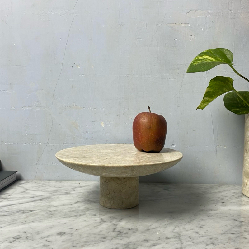 Marble cake stand, premium marble serving tray grade A