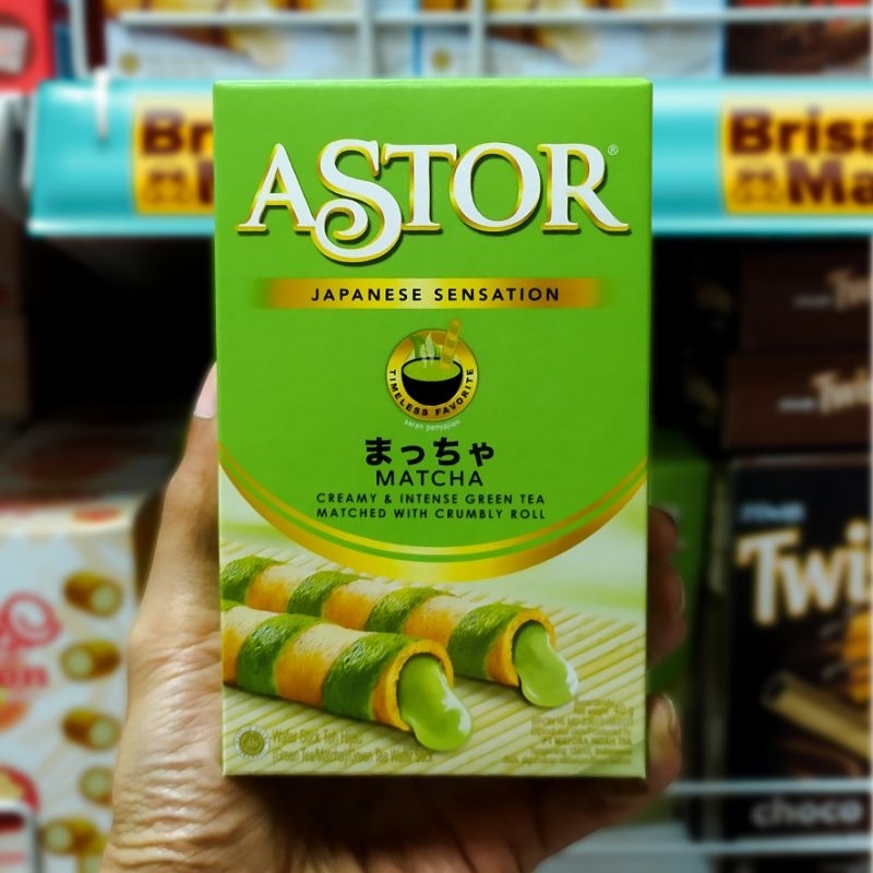 

ASTOR wafer roll kemasan box 40g all variant