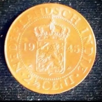 CB5 koin Netherland / Benggol 2.5 Cent Koin Kerokan