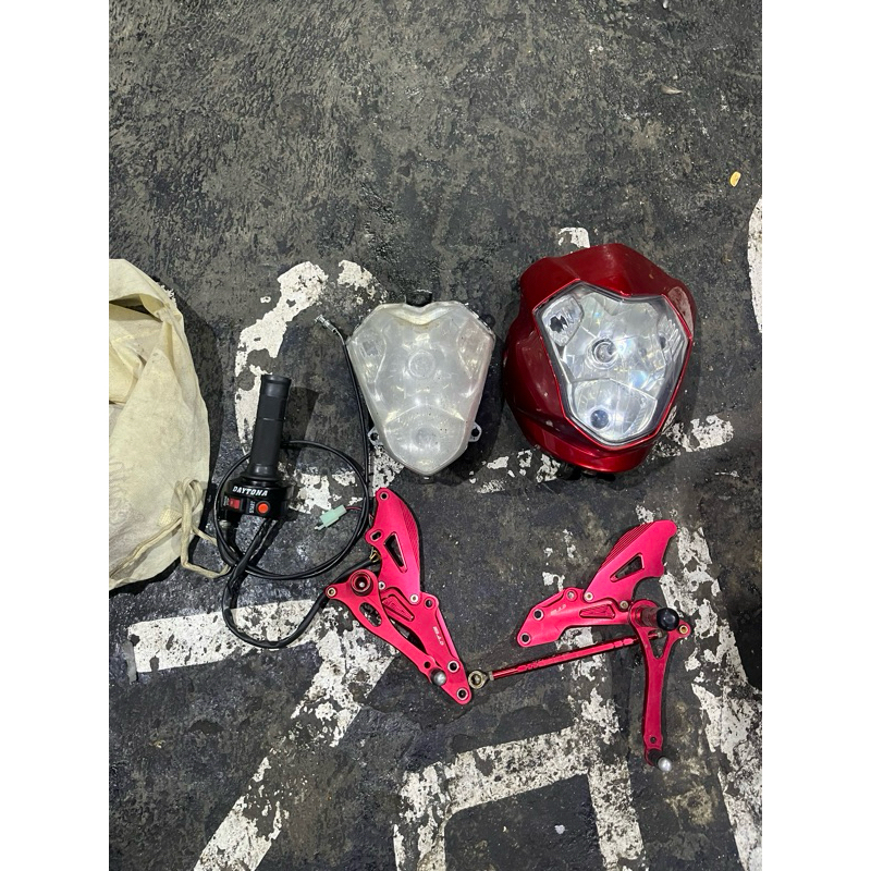 Underbone + Gas spontan satria fu