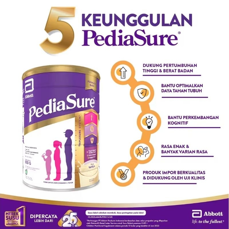 

Pediasure Vanila 850gr Grosir