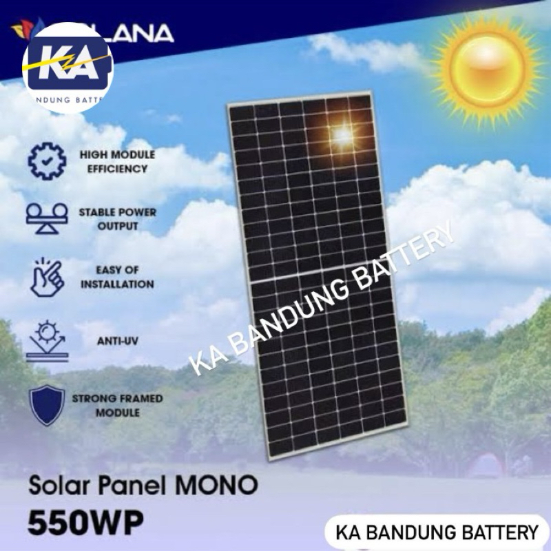 solar panel cell tenaga surya Solana 550wp 550 wp MONO