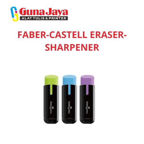 

FABER-CASTELL ERASER-SHARPENER/PENGHAPUS-SERUTAN FABER CASTELL