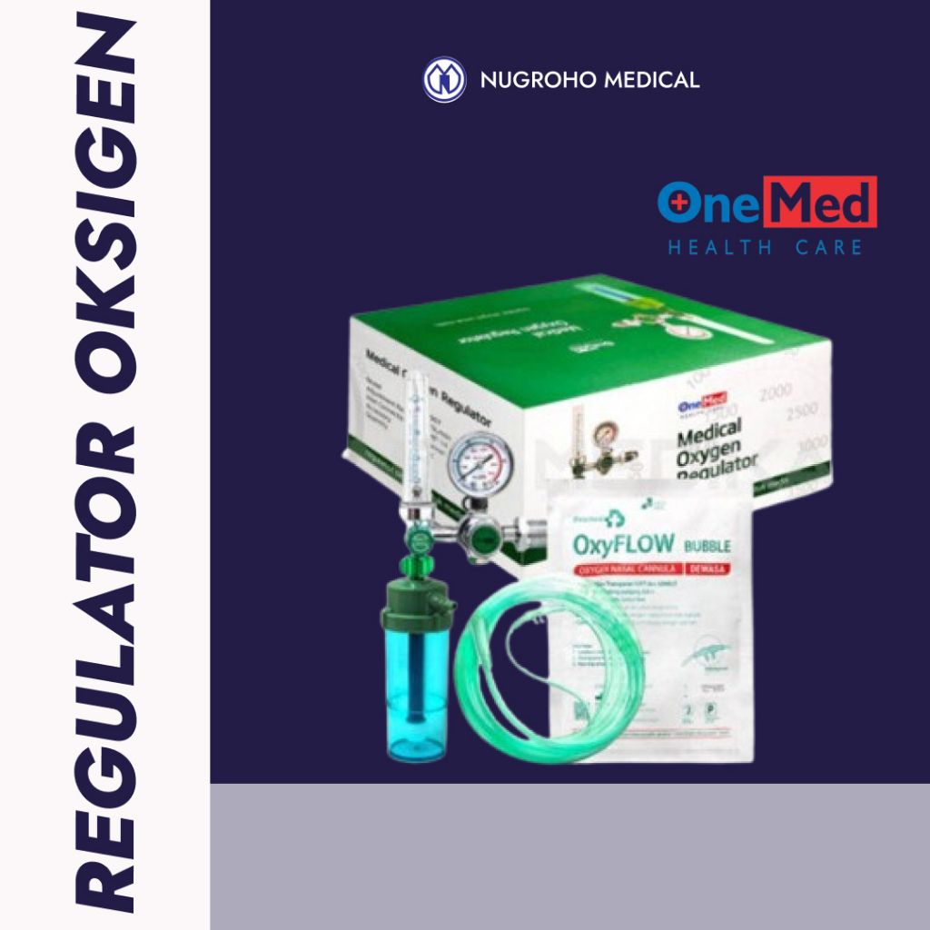 medical oxygen regulator / regulator oksigen 1 set onemed
