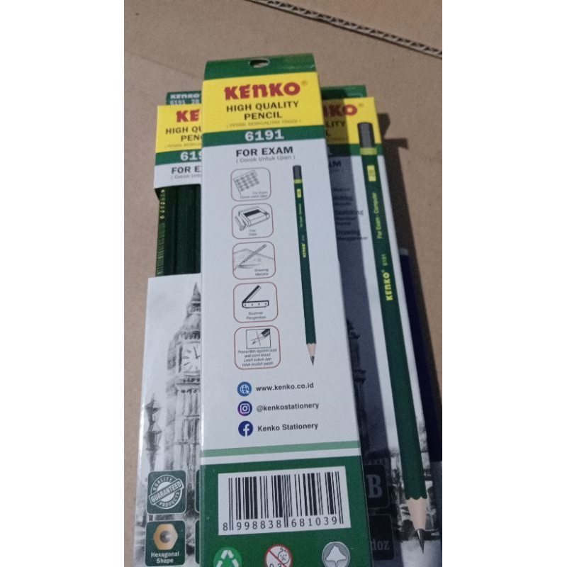 

Kenko Pensil High Qualitas 6191 pensil ujian