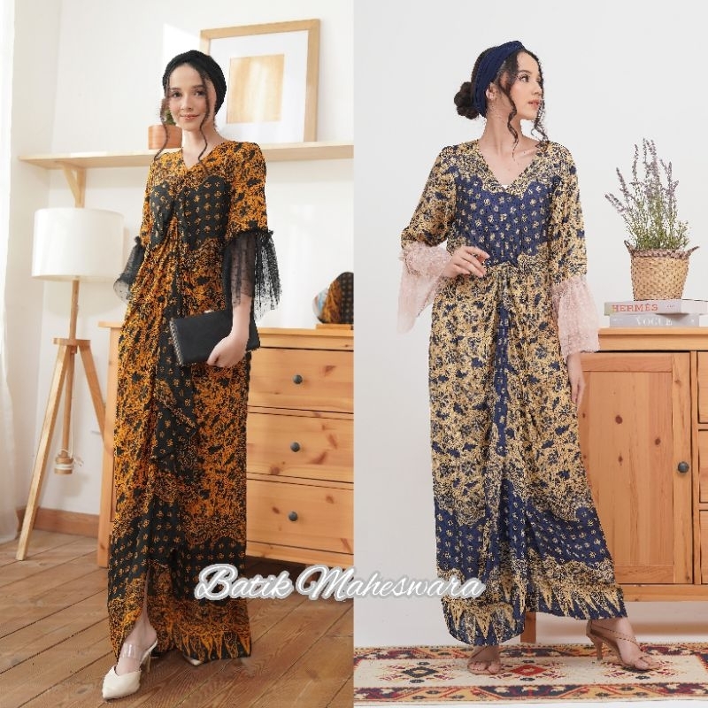 Batik Maheswara - Kaftan Dress Batik Viscose Meisya