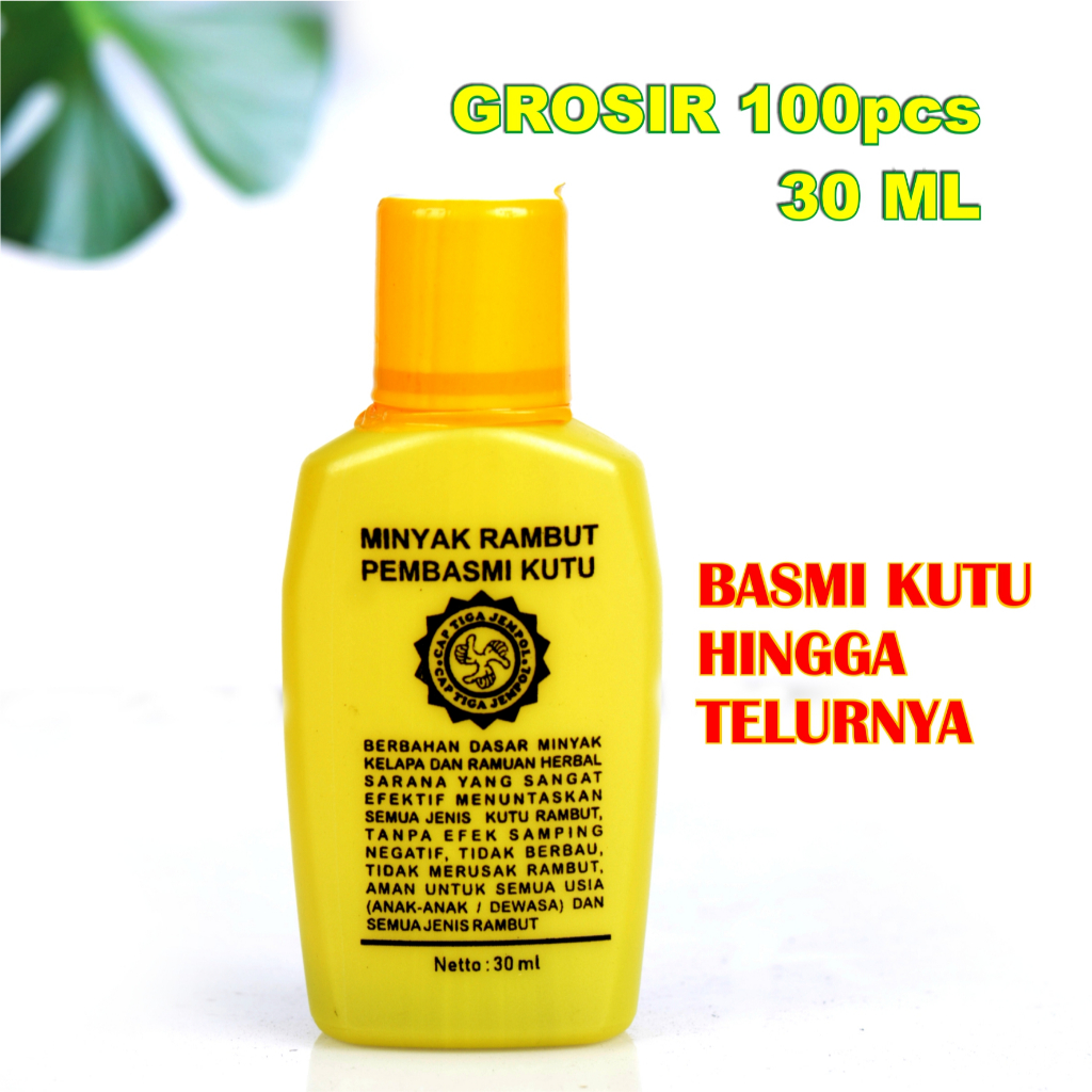 (GROSIR 100pcs) Obat Kutu Rambut dan Telur Kutu Paling Ampuh 30ml