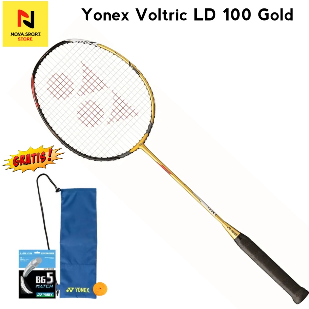 Yonex Raket Badminton Voltric 100  Ld Ex Gold