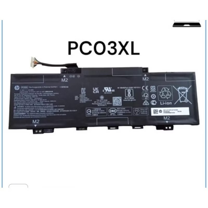 Baterai HP Pavillion X360 14-DH 14-EK 14-DY 14M-DY 14-BA PC03XL Series