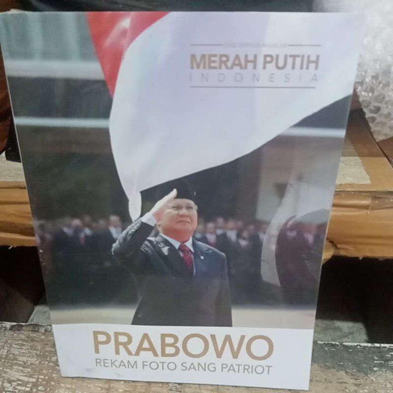 buku original Prabowo Rekam Foto Sang Patriot Merah Putih Indonesia
