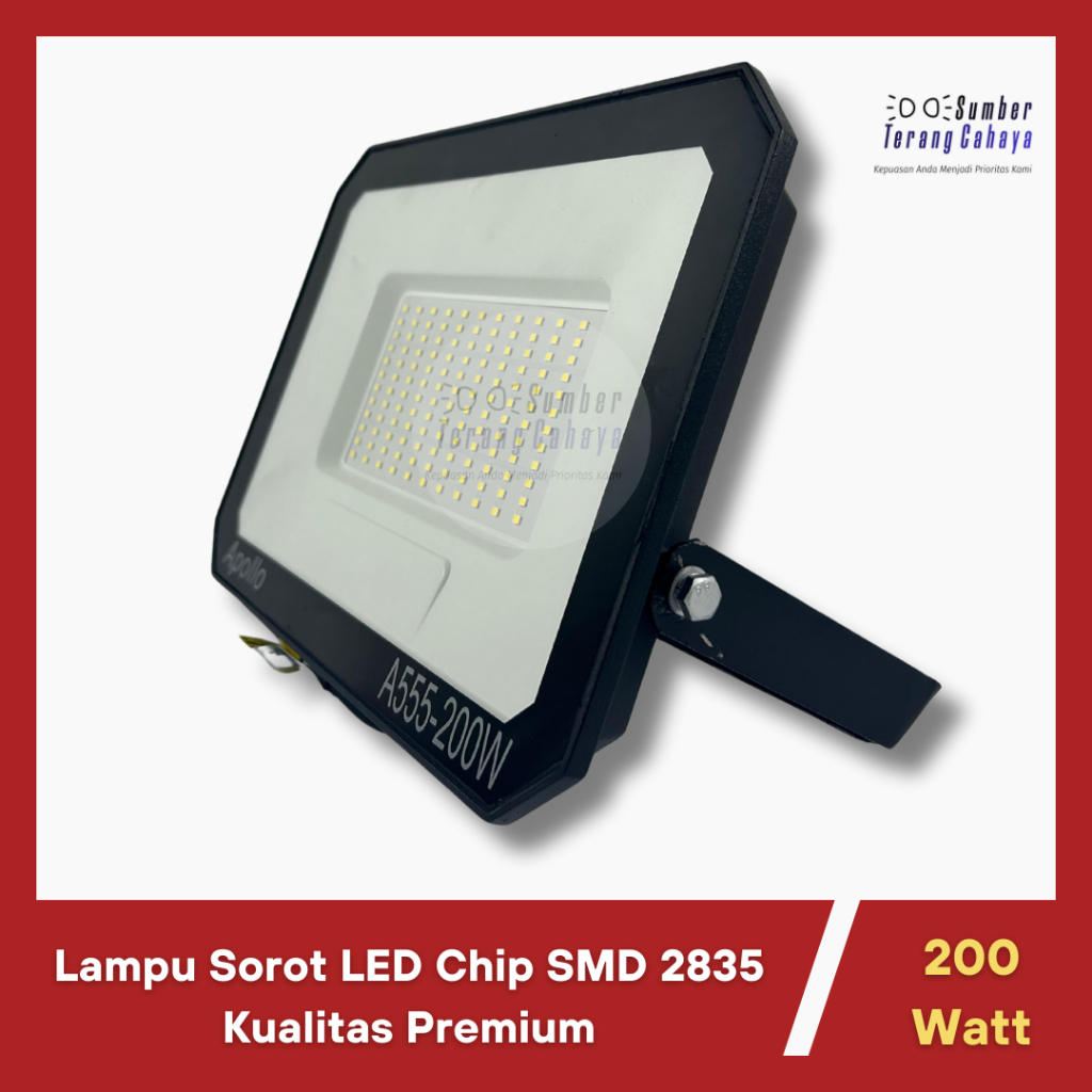 Lampu Sorot LED Chip SMD 2835 Kualitas Premium 200 Watt