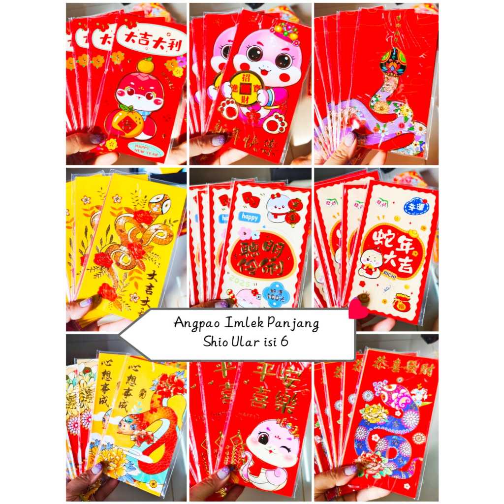 

Angpao Imlek Panjang isi 6