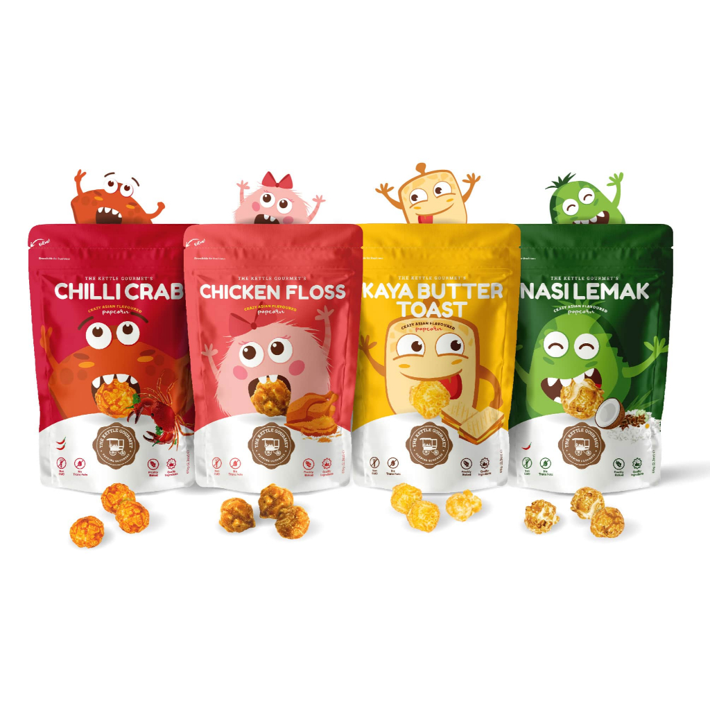 

The Kettle Gourmet Popcorn (65g) - Instan Pop Corn - Snack