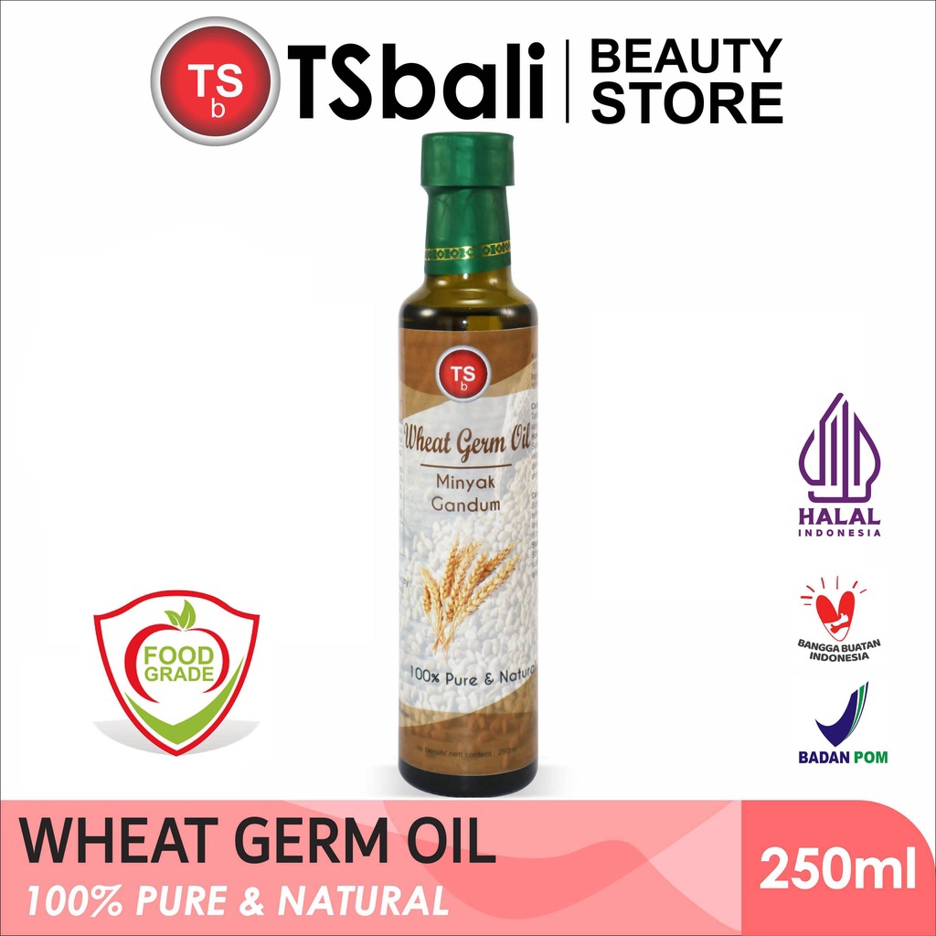 

TSb - Wheat Germ Oil / Minyak Gandum : Food Grade - Unrefined - Cold Pressed 250ml