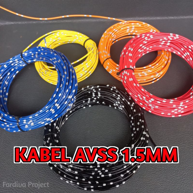 kabel avss 1.5 mm kabel asli tembaga kualitas astra