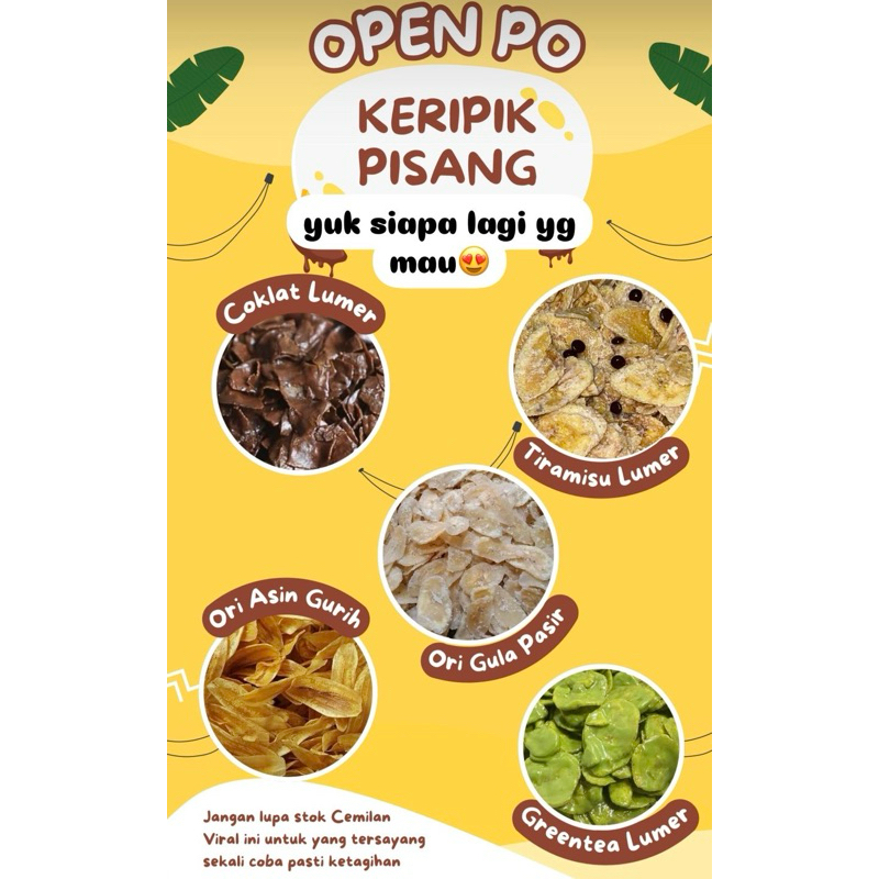 

Kripik pisang lumer