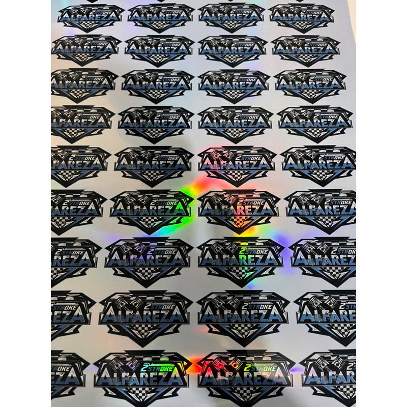

costum stiker hologram
