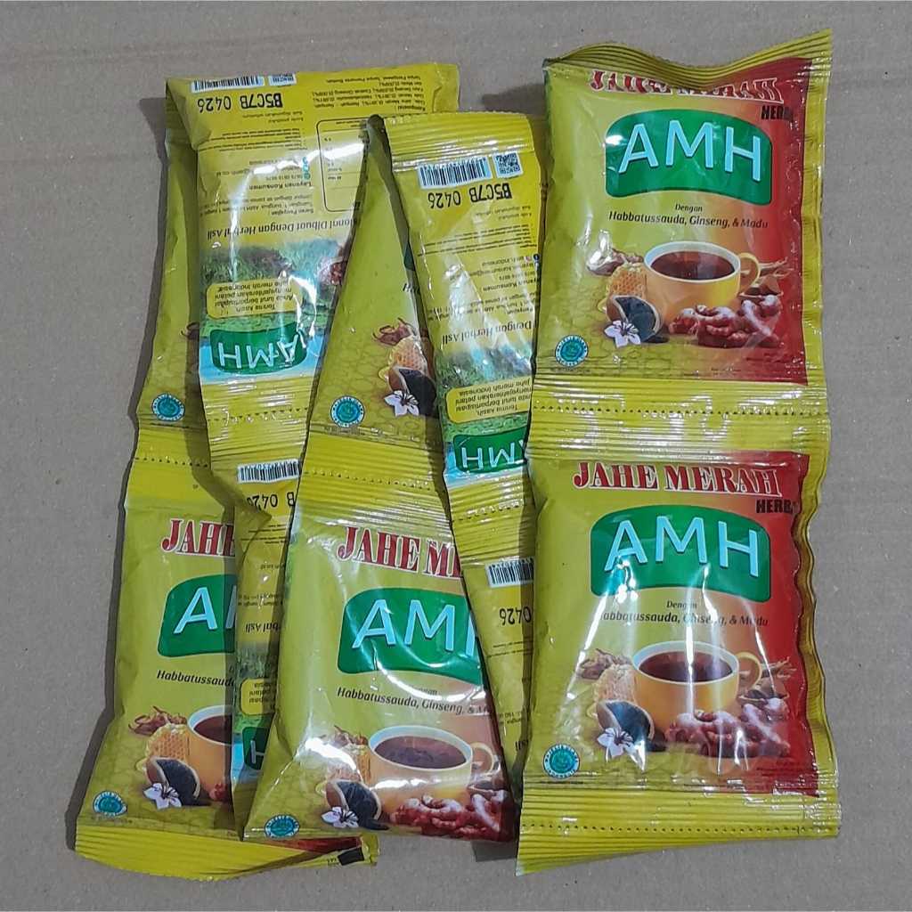 

JAHE MERAH SUPER AMH 1 RENCENG ISI 12 SACHET