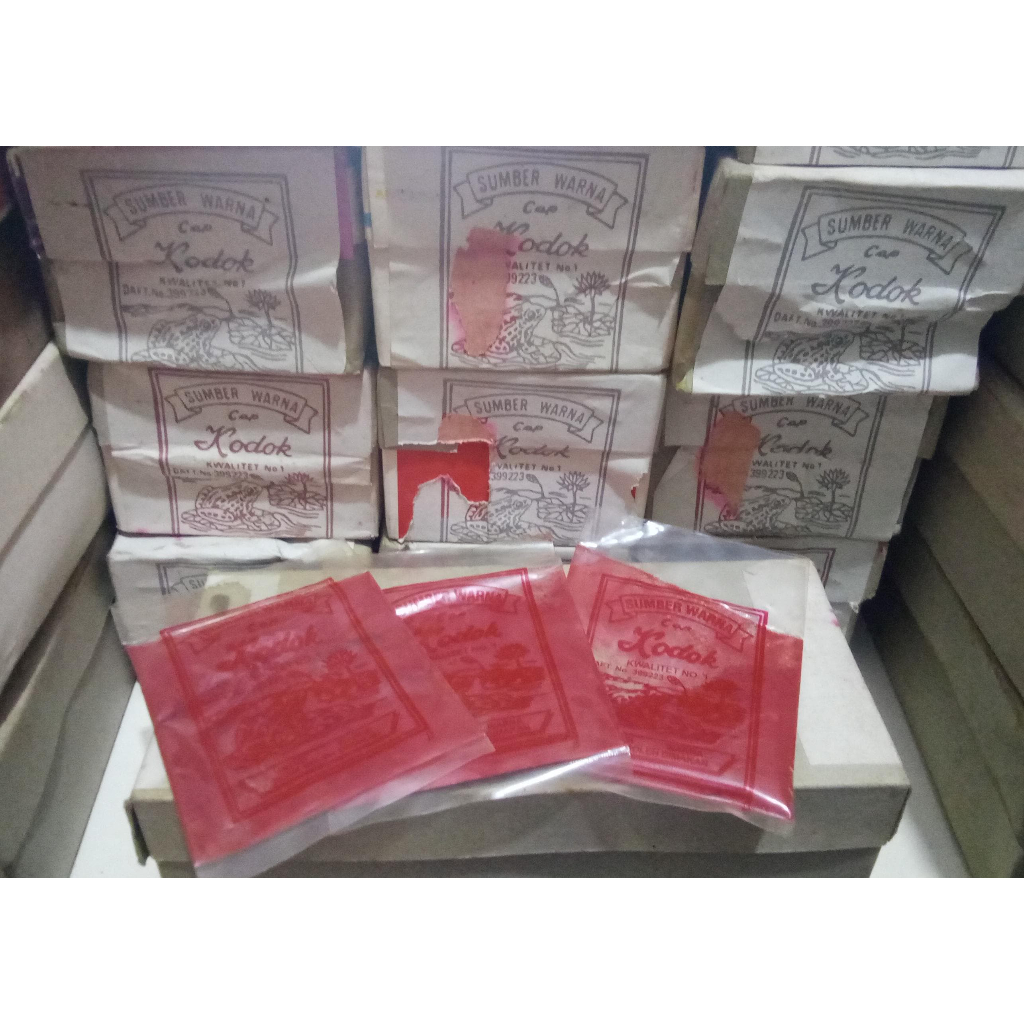 Sepuhan Kodok Merah / pewarna merah