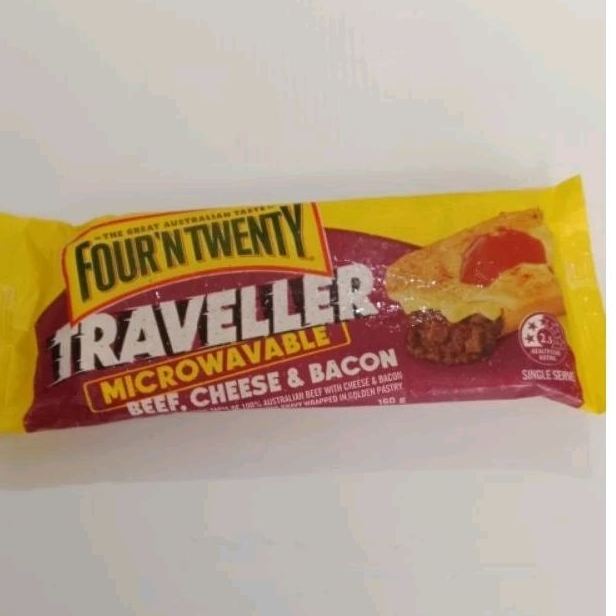 

FOUR N TWENTY TRAVELLER MICROWAVABLE BEEF, CHEESE & BACON