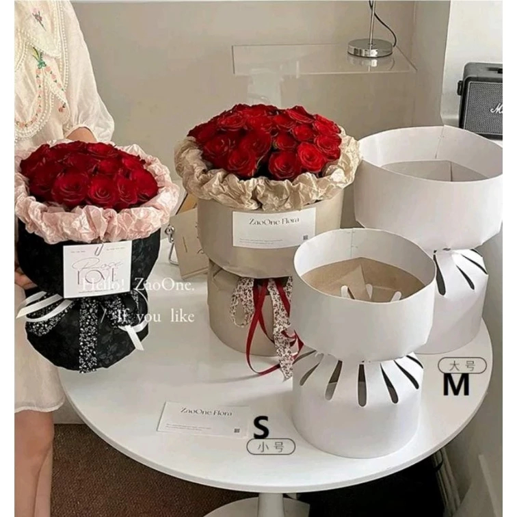 

(1psc)Kerangka Buket Bunga/POLA BUKET/pegangan buket/Pola Karton/Tabung Pola buket Bulat/Pola Round Bouquet/rangka buket