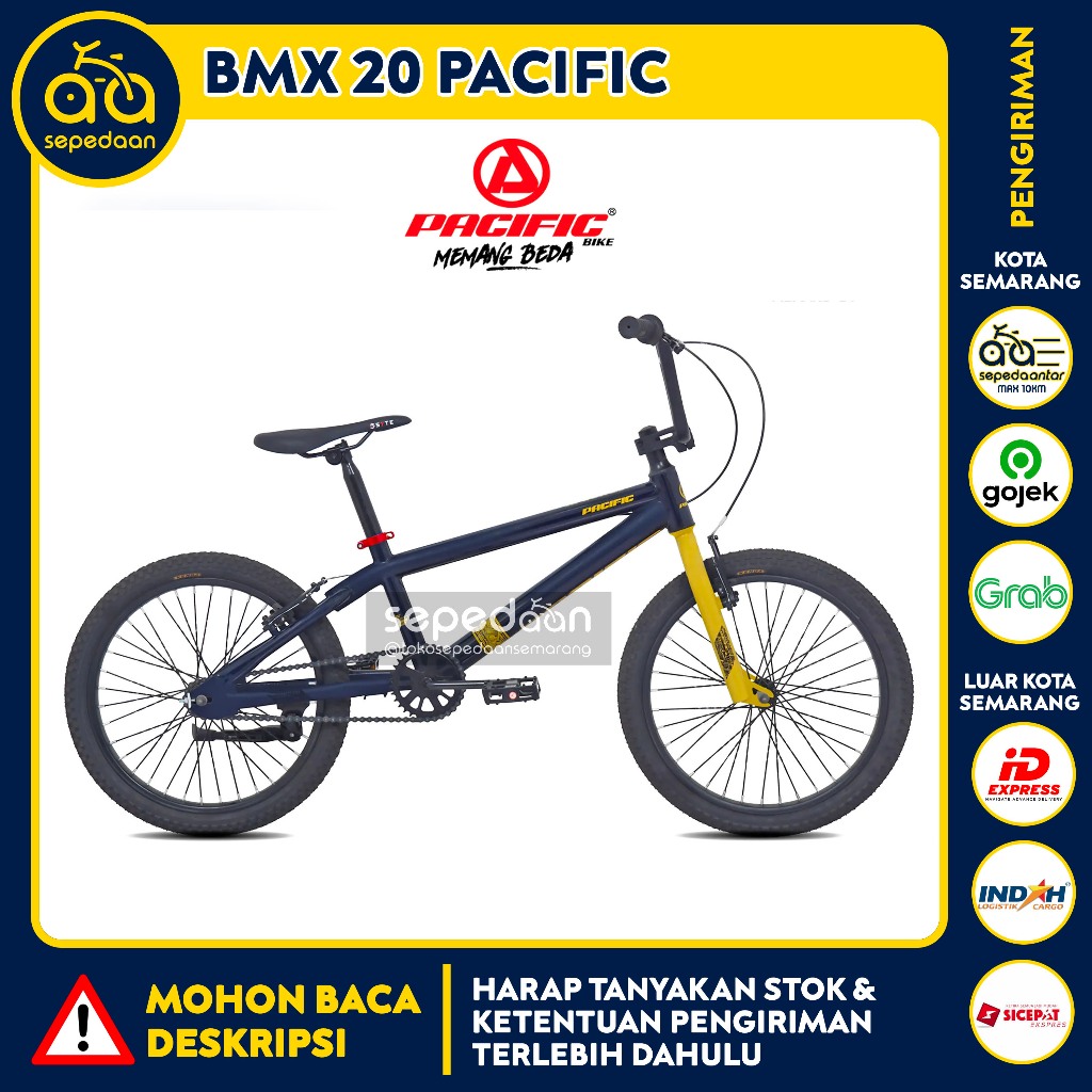 Sepeda Anak Dewasa BMX 20 PACIFIC - Besi Alloy Cowok Laki-laki