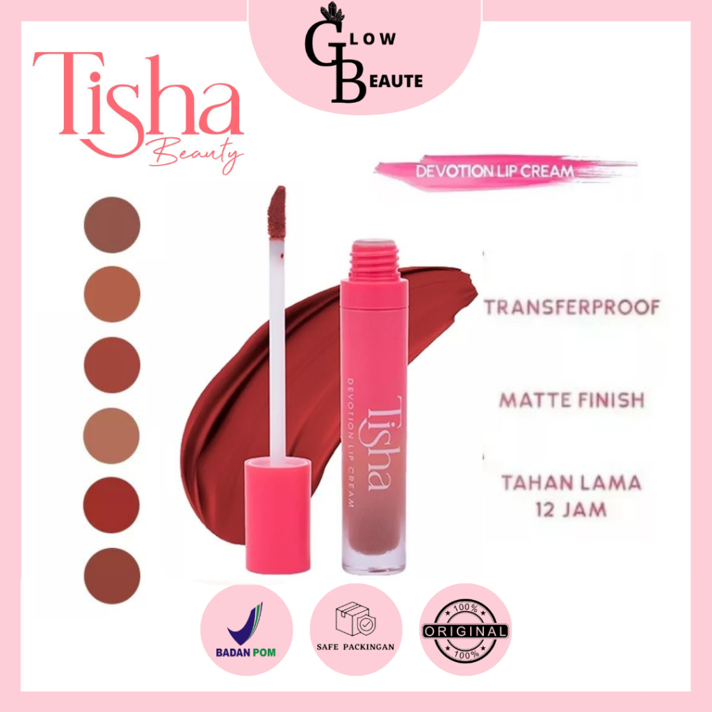 TISHA  Beauty Devotion Lip Cream - Smudge Resistant | Matte | Lip Stick