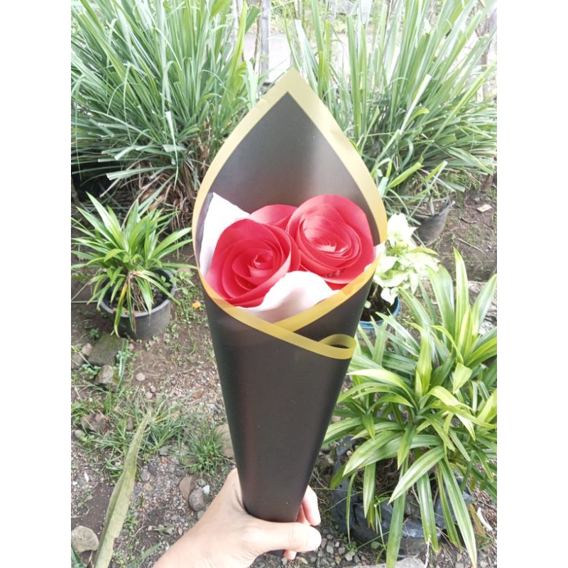 buket bunga kertas/buket bunga murah meriah/ mini Bouqet kertas