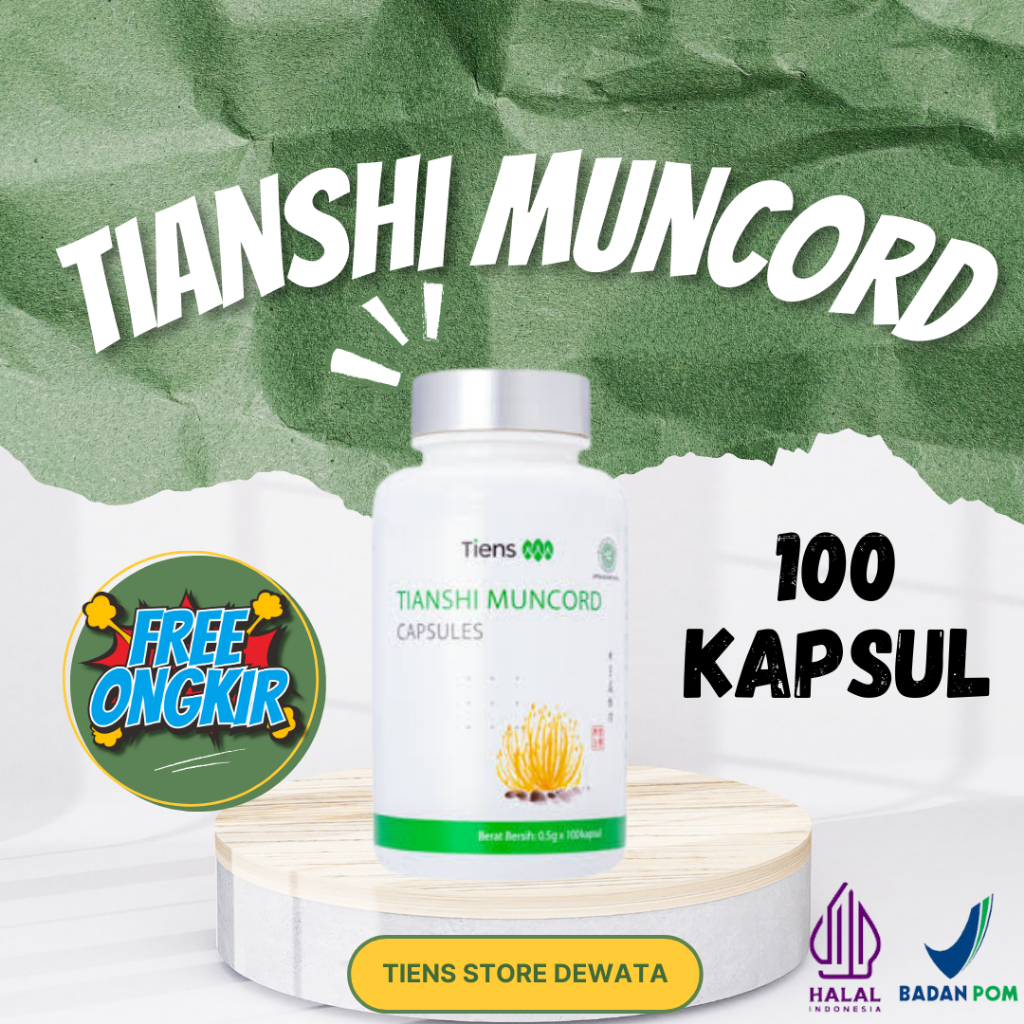 MUNCORD TIENS / ORIGINAL TIANSHI / SUPLEMEN TIENS / AMPUH
