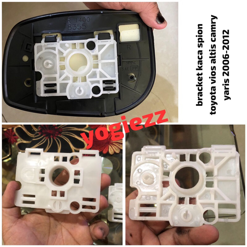 bracket kaca spion retract yaris vios camry altis 2003 2004 2005 2006 2007  2008 2009 2010 2011 2012