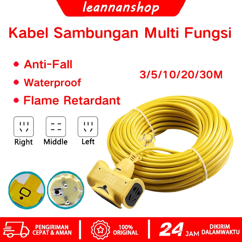 Kabel Sambungan Multi Fungsi /Colokan Kabel Listrik /Kabel kerja Bengkel panjang kabel 5meter/10mete