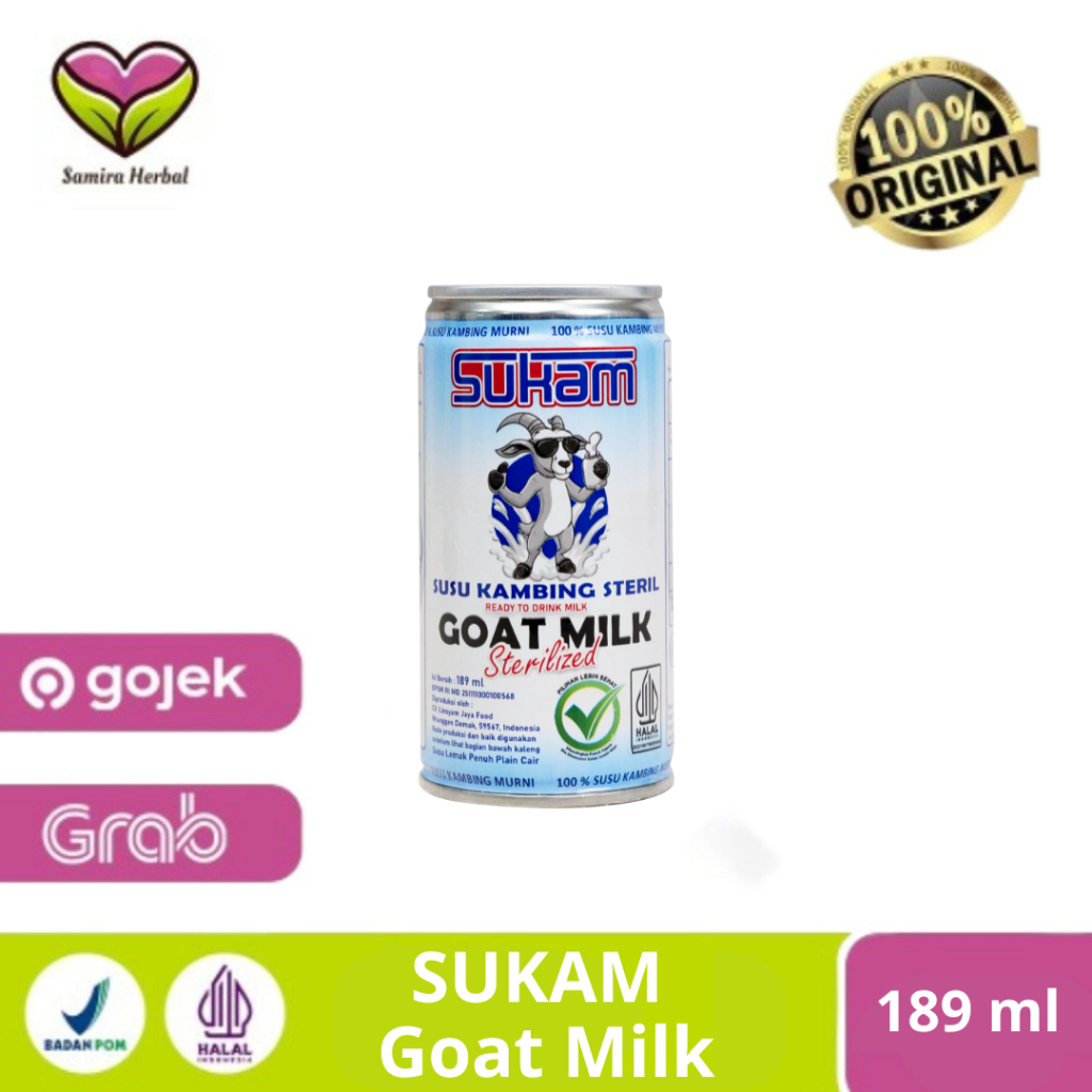 

Sukam - Susu kambing Steril Murni Original 189 ml