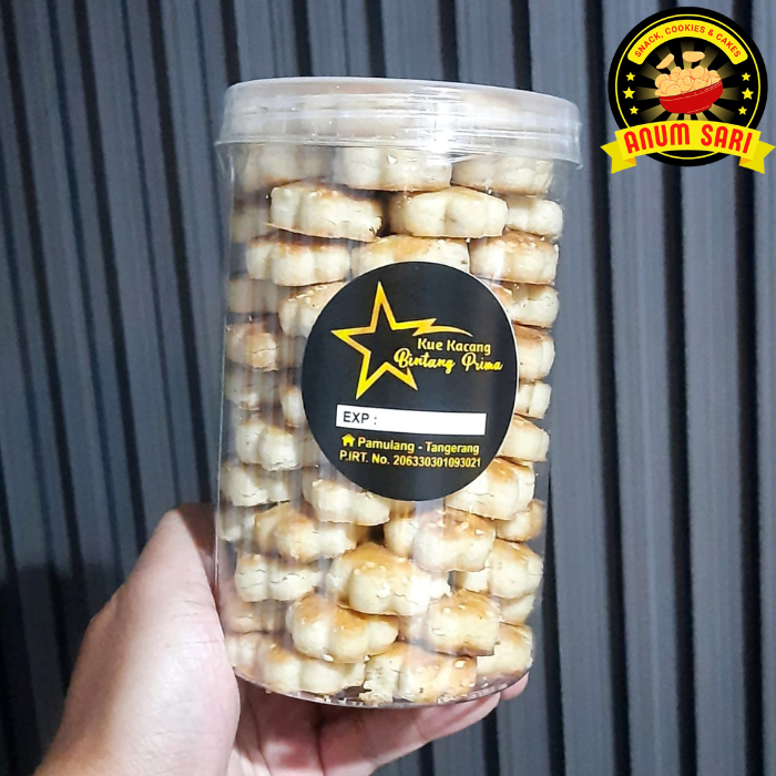 

Kue Kacang Bintang Prima Toples 500 Gram - Anum Sari