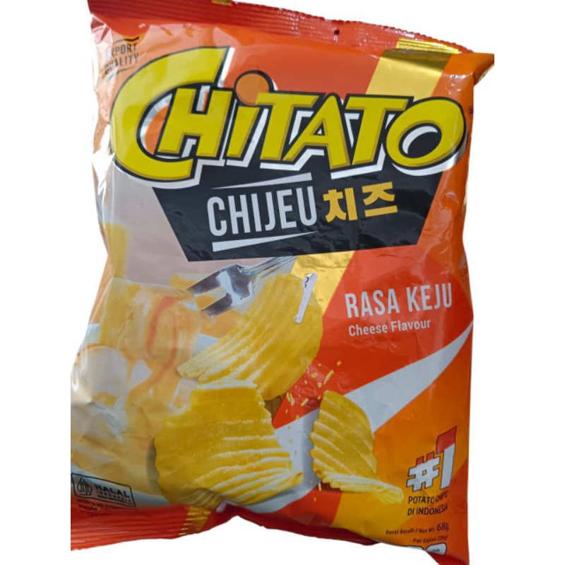 

Snack chitato chijeu Rasa kejuCheese flavour 68gr