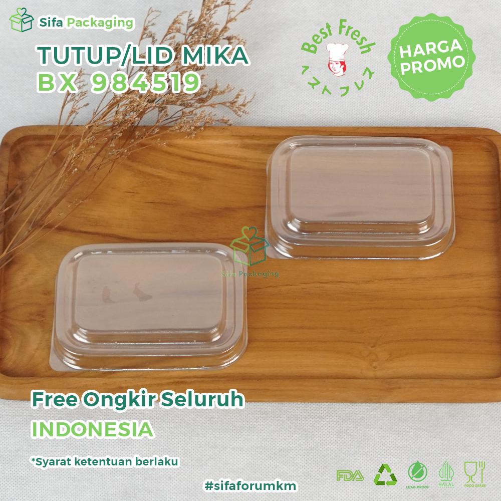Tutup Mika Alumunium Foil Tray BX 984519 Lid Mika (Tutup Saja)