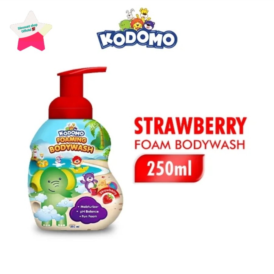 Kodomo Shower Strawberry Botol 250 ml