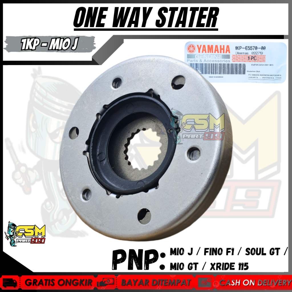 ( 1KP ) ONEWAY ONE WAY STATER ASSY MIO J / FINO F1 / SOUL GT / MIO GT / XRIDE 115