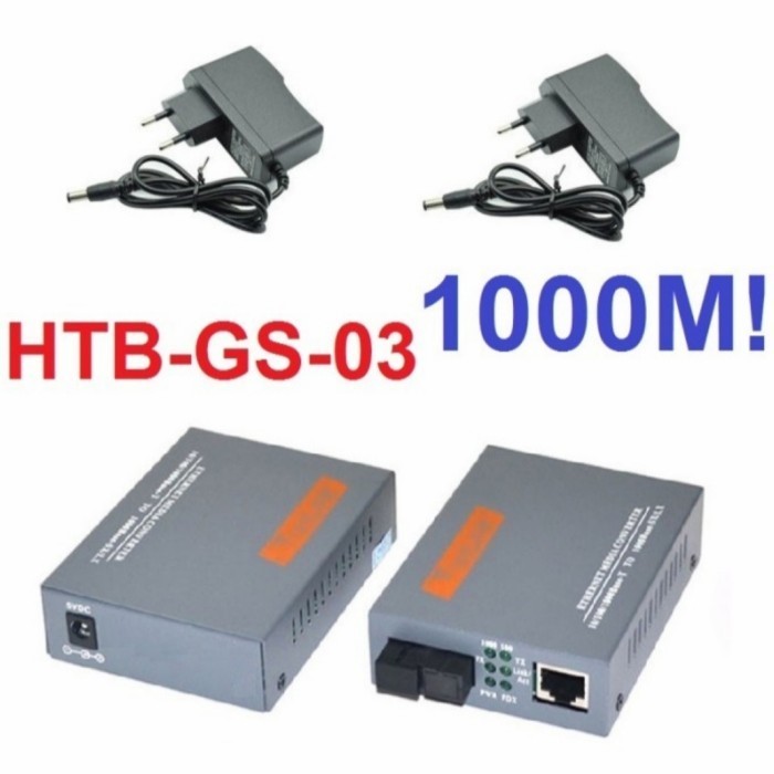 Media Converter HTB GS 03 Gigabit htb gs03 satuan - HTB GS03, B
