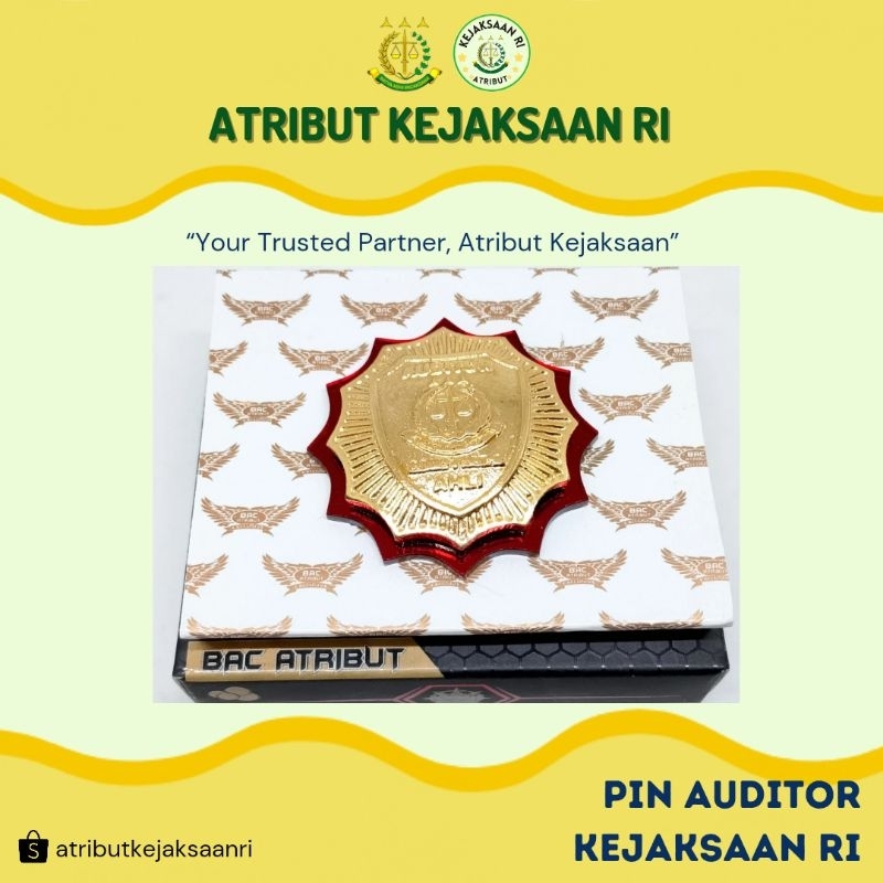 ATRIBUT KEJAKSAAN RI - PIN AUDITOR TANDA JABATAN KEJAKSAAN RI