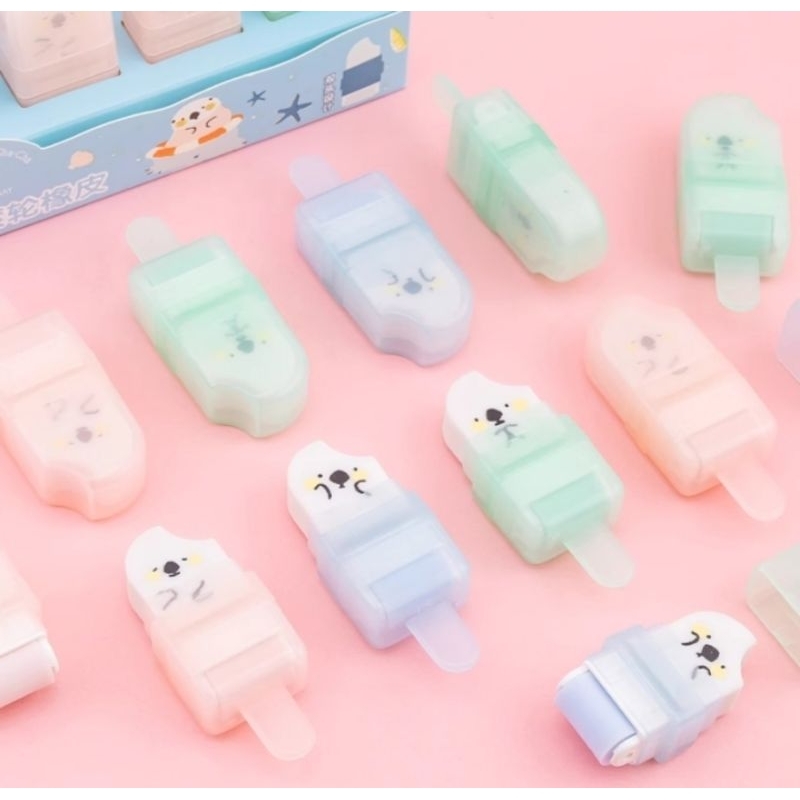 

Penghapus motif lucu warna pastel