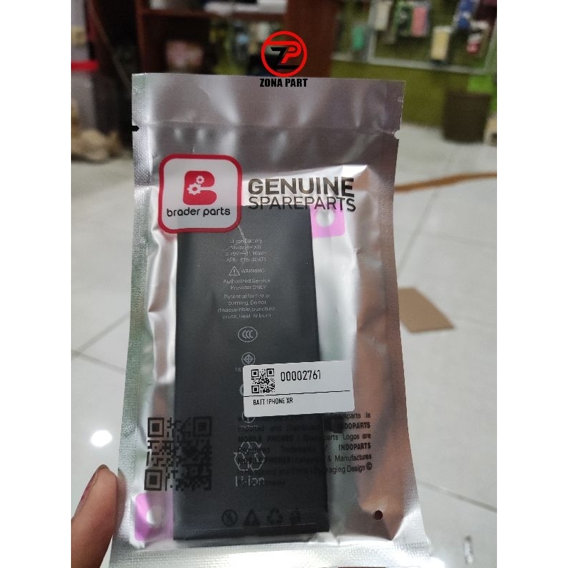 BATRE BATREI BATERAI IPHONE XR BRADERPART