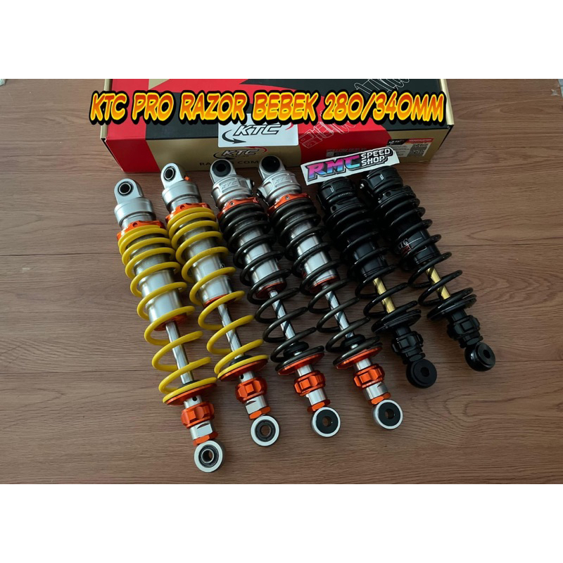 Shock Ktc Pro Razor ukuran 280mm 340mm / Shock Ktc non tabung Pro Razor ukuran 280mm / 340mm ori kli