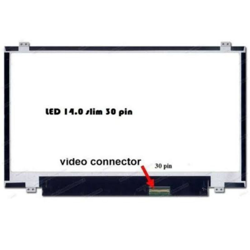 Lcd laptop Asus Acer Lenovo Hp Slim 14 inch Pin 30