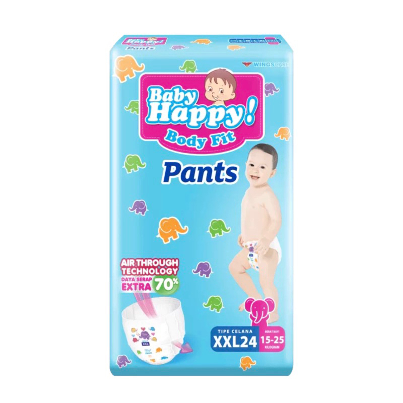 Pampers Diaper Baby Happy XXL Pampers Anak Baby Happy XXL