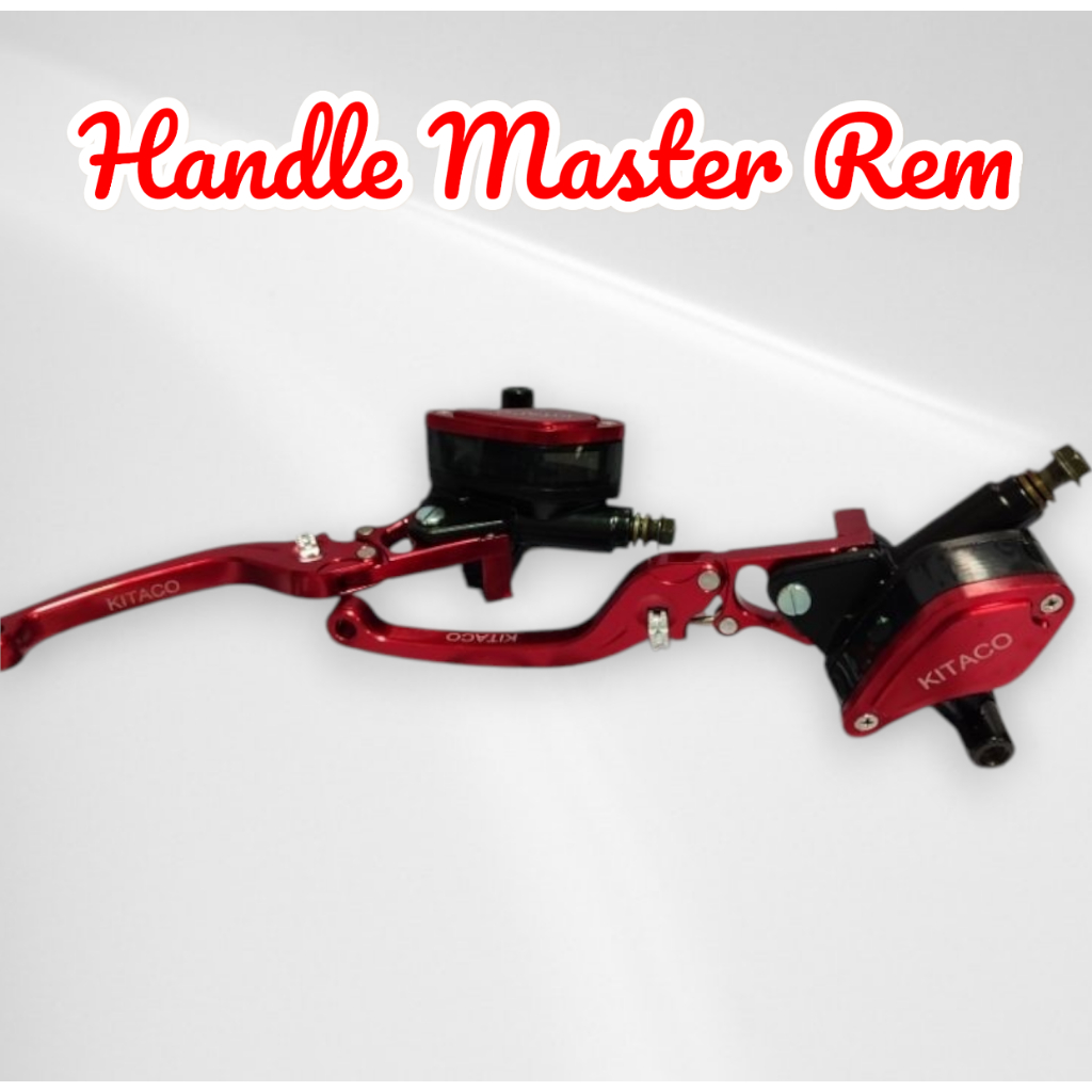 Handle Master Rem Kitaco Tabung Oval Komplit , Handle Rem Kanan Kiri 2 Tabung Oval NMAX PCX Vario 16