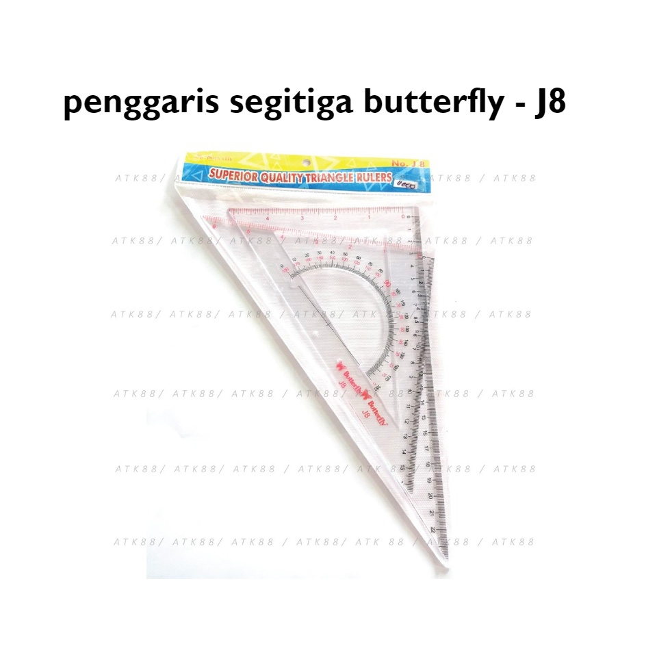 

Penggaris Segitiga Butterfly J8