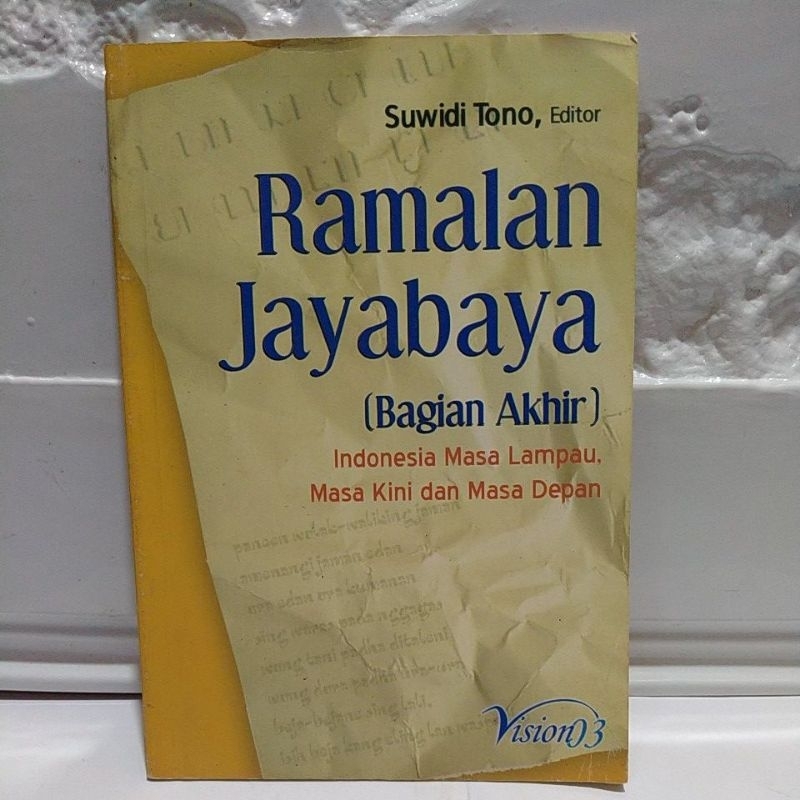 RAMALAN JAYABAYA Bagian Akhir By Suwidi Tono BUKU ORIGINAL