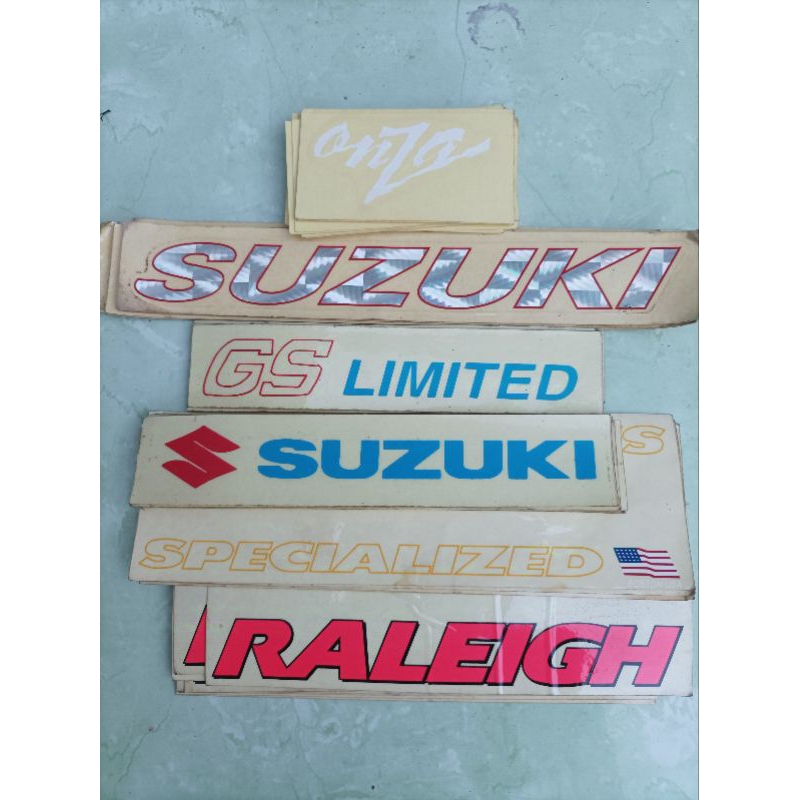 Stiker Suzuki GS Limited Specialized Raleigh